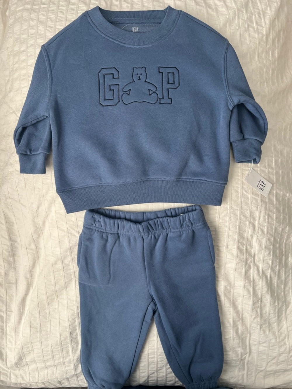 GAP Kids Dusty Blue Sweatshirt & Jogger Set